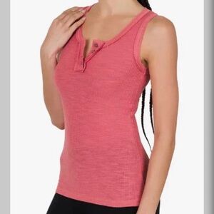 Desert Rose Ribbed Tank